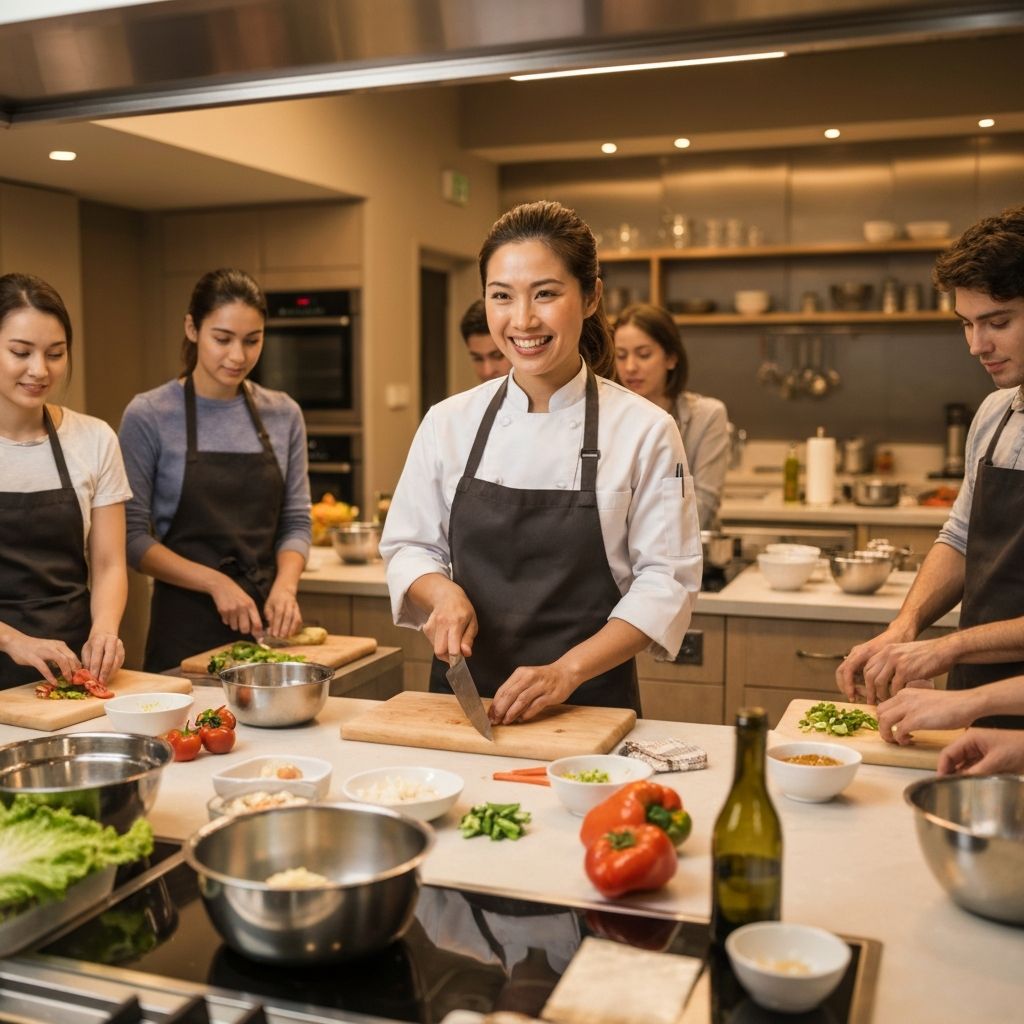 Skill instructor teaching a class