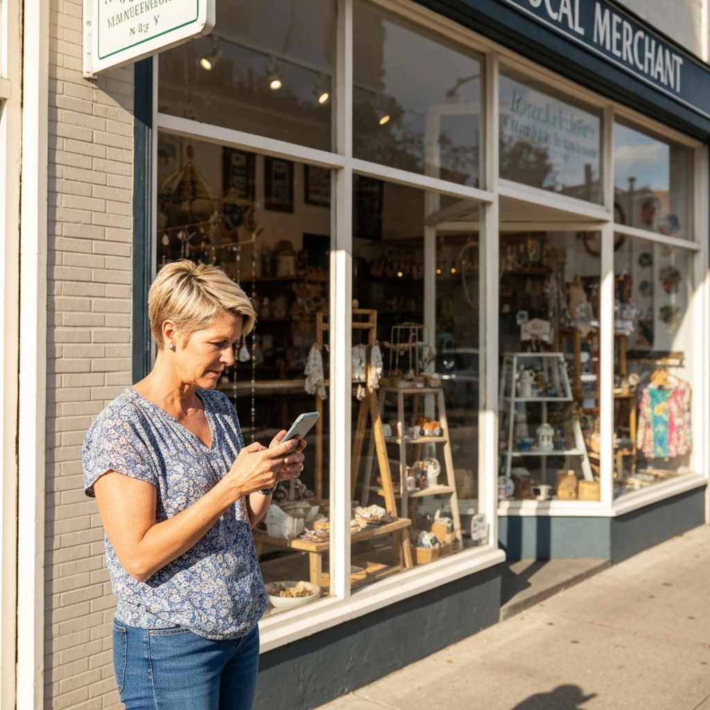 Local merchant dashboard